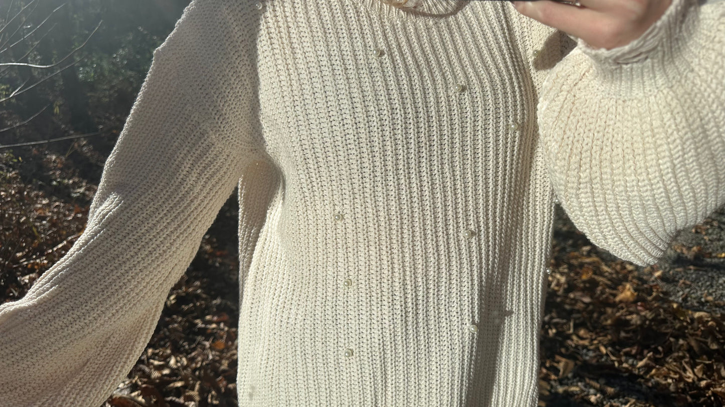 Cream sweater